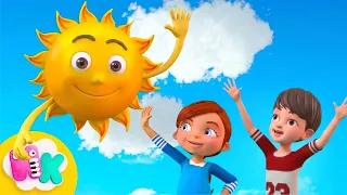 Hei Frøken Sol, Sol, Store Flotte Sol 🌞 Sommerens Sang ☀️ Barnesanger på Norsk - HeyKids