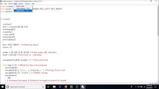 Learning Python by building games 5 Learning about Curses by Building a Snake Game