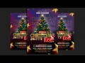 Photoshop CC Tutorial How to Design Creative Christmas Party Flyers