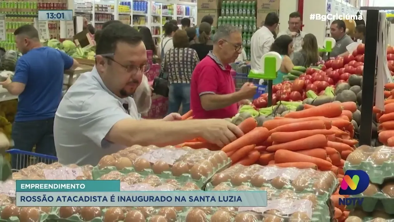 Rossão Atacadista é inaugurado na Santa Luzia