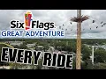 Every Ride At Six Flags Great Adventure