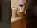 Download Lagu Japanese Woodworking Joinery ​-Twin mortise and tenon joint with sword tip miter 剣留め二枚ほぞ接合 #Shorts
