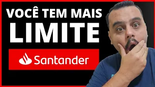 ATENÇÃO: SANTANDER VOCÊ TEM MAIS LIMITE NO CARTÃO DE CRÉDITO, CONFIRA.