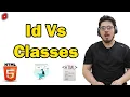 HTML id vs class