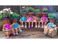 Clay Pot Flower People