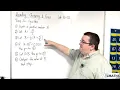 OCR MEI Numerical Methods A 01 Tracing an Algorithm Part 1