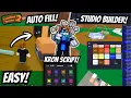 EASY How To Use Auto Fill and Studio Builder Kron Script - Lumber Tycoon 2