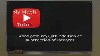 ALEKS Word problem with addition or subtraction of integers