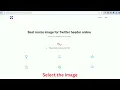 Resize image for Twitter header - socialtoolspro tutorial