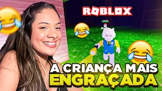 JOGAMOS 99 NOITES COM UMA CRIANÇA ENGRAÇADA NO ROBLOX!
