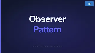 Typescript Design Patterns - Observer Pattern