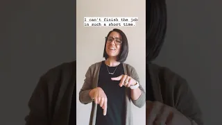 SHORT LONG amounts of time ASL Glossary The ASL Shop
