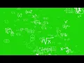Math Numeric calculation Background Greenscreen