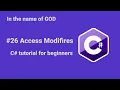 C tutorial for beginners - Access Modifiers