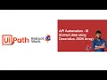 UiPath Tutorial API Automation - Extract data using Deserialize JSON Array Part