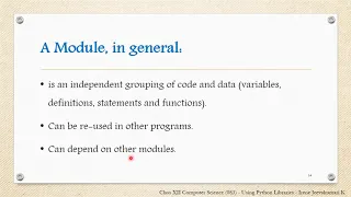 Using Python Libraries Part - 2 Class XII