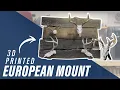 3D Printed European Deer Skull Mounts