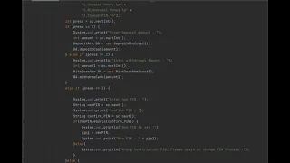 ATM Project Using JAVA OOPS Concept