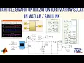 Simulation of Particle Swarm Optimization PSO for PV Array solar system in