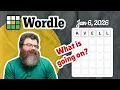 How do these letters make a word Wordle Jan 6th 2026