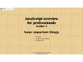 JavaScript lecture 3 Some important things russian language