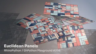 RhinoPython GhPython Playground Euclidean Panels