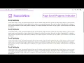 Page Scroll Progress Indicator Using HTML CSS Javascript Scroll Indicator in JS RuncodeNow
