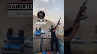 تیراندازی با کلاش ارسالی از ایذه Iran 