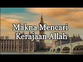 Lagu Makna Mencari Kerajaan Allah. Alkitab Menjawab (@SuaraInjil )