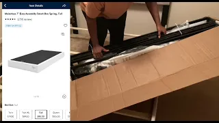 Mainstays 7 Easy Assembly Smart Box Spring