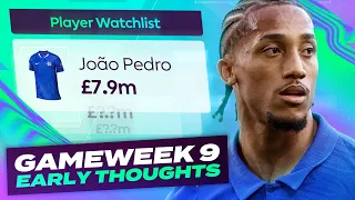 Do we need to sell JoΓ£o Pedro? π€ FPL GW9 Early Thoughts π₯