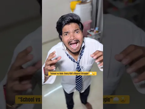 “That Classic Kid Logic”😱#school #rain #relatable #logic #nostalgia #fun #family #ytshorts #explore