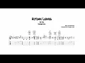 Autumn Leaves - Joe Pass (Transcription)