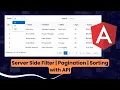 Server Side Pagination Sorting and Filtering in Angular Angular Tutorials