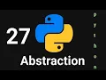 Abstraction in python oop concepts in python abstract class abstract method
