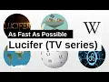Lucifer TV series As Fast As Possible