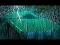 Download Lagu 😴 Fall Asleep Fast in 2 Minutes with Torrential Rain on Tin Roof \u0026 Powerful Thunder Sounds at Night