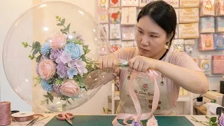 The Clever Trick to Get Flowers Inside a Balloon
