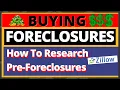 BUYING FORECLOSURES How To Research a Zillow Pre-Foreclosure