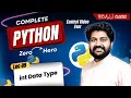 int data type in Python - Lec-09 Different number systems in integer data type