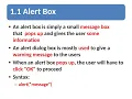 Alert Prompt Confirm Boxes in Bangla Web Programming CSE 301 in Bangla tutorial