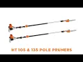 STIHL HT 105 135 Petrol Pole Pruners Telescopic Pole Pruners STIHL GB