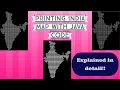How to print India map with JAVA code