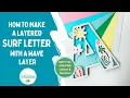 Create a Stunning Hawaiian Layered Alphabet in Cricut Design Space Free SVG File and Tutorial