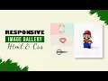 Responsive Image Gallery with Zoom Hover using HTML CSS