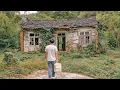 Lagu Tired of city life, a single man transformed an abandoned house into a beautiful home.