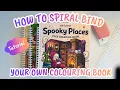 How To Spiral Bind Your Own Cardstock Colouring Book Easy Tutorial Step By Step With Voiceover