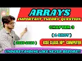 Arrays Complete Chapter in One Shot ICSE Class 10 Computer Boards Theory