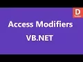 VB Net Access Modifiers