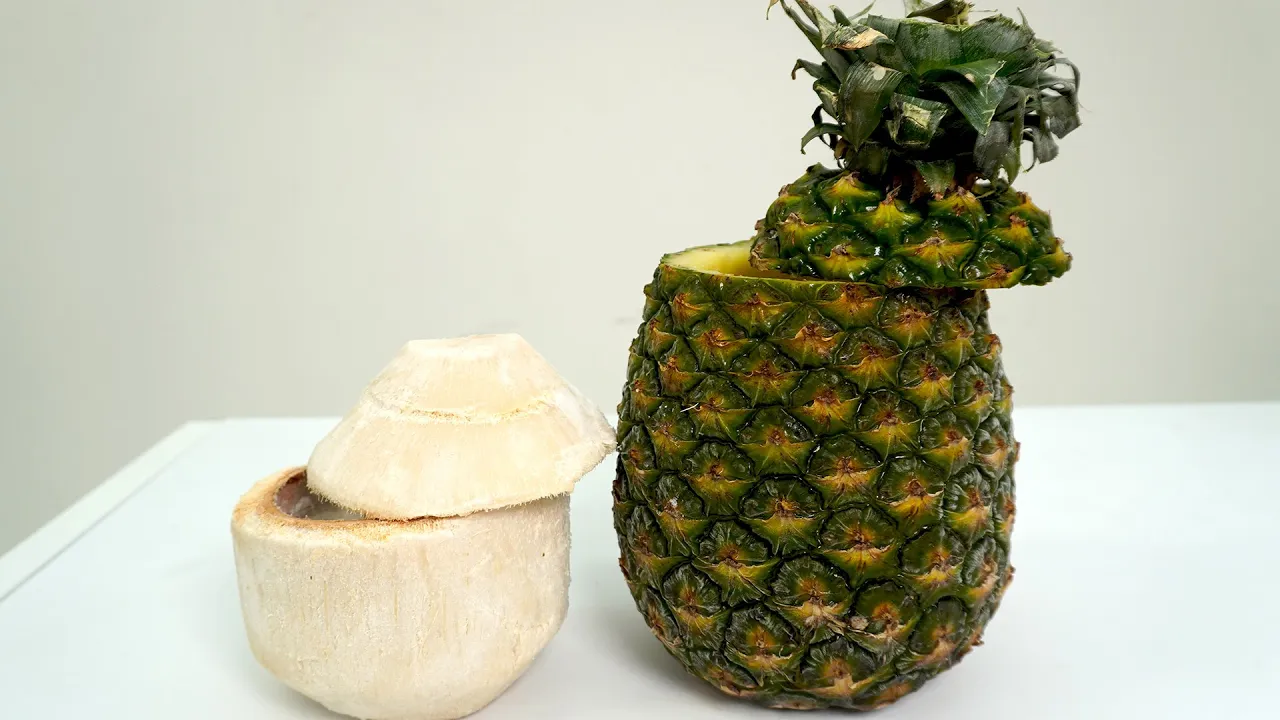 파인애플 & 코코넛 샤베트